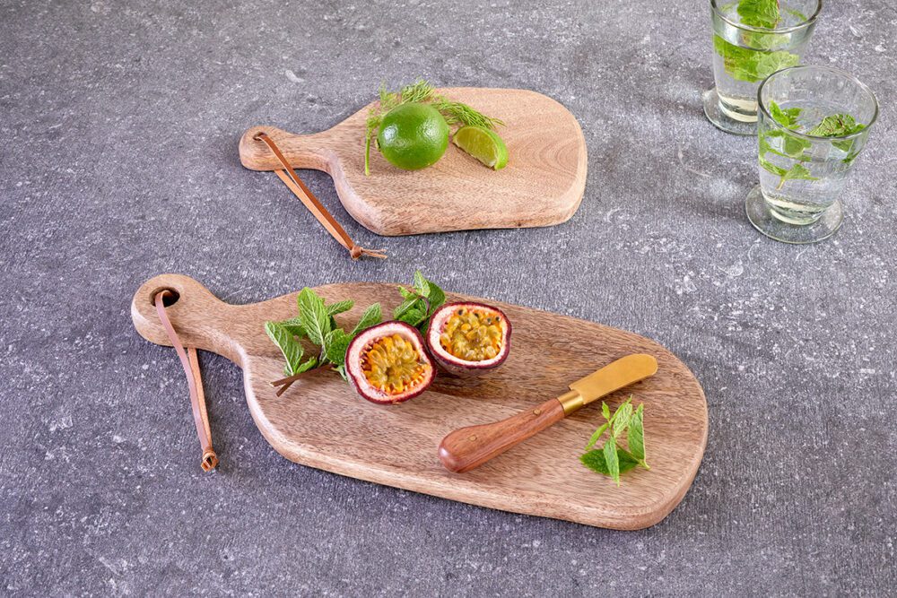 Jabari Mango Wood Board - Natural- Small