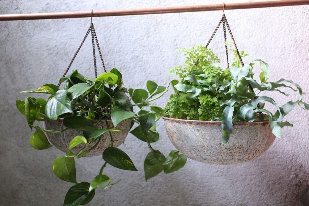 Abari Round Hanging Planter- Small