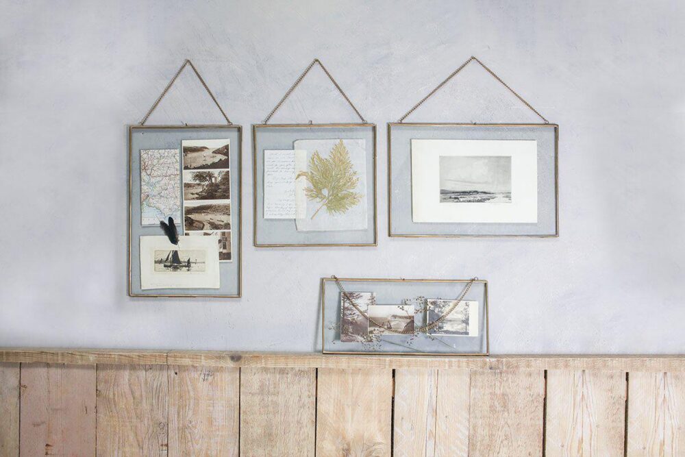 Gigantic Kiko Frame - Antique Brass - Landscape 35 X 50 X 1cm